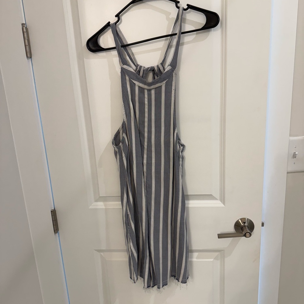 Striped Sleeveless romper